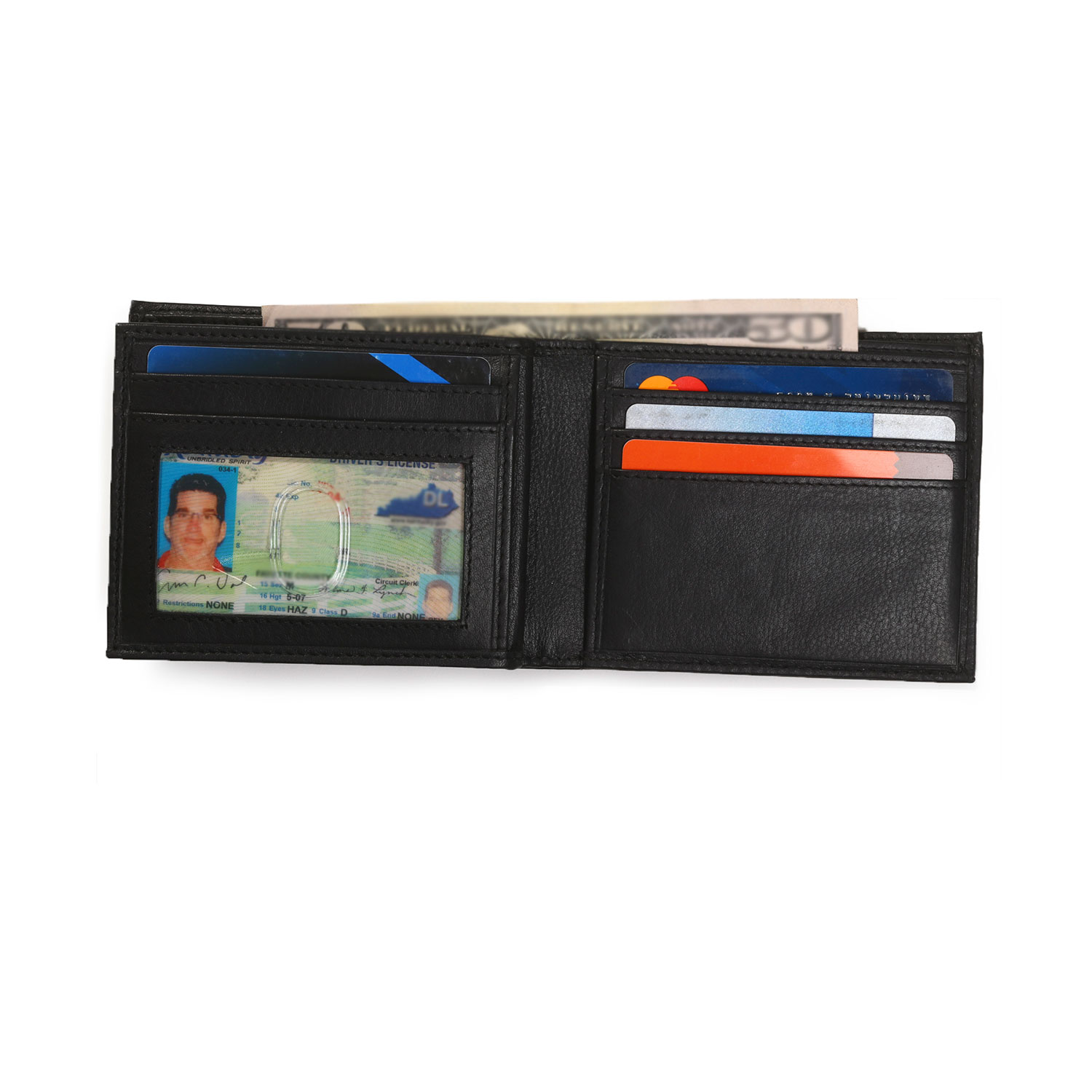 Identity Stronghold RFID 10 Slot Bi-Fold Wallet